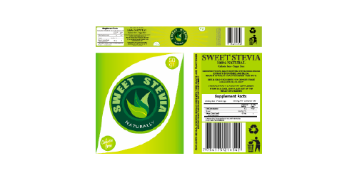 Etiquetas Sweet Stevia